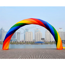 Arcos infláveis ​​baratos para a porta inflável do arco-íris do arco-íris da venda