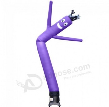 Custom make purple tube inflatable club air dancer for activities