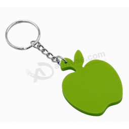 Porte-clés en caoutchouc 3d personnalisé bon marché avec le logo de la marque