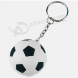 Aangepaste zachte pvc rubber voetbal sleutelhanger groothandel