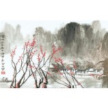 B274ベストインキ絵画中国絵画壁アートの背景の装飾