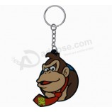 Freier Entwurf kundenspezifische lustige Tierformpvc-Gummi keychains