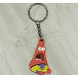 Fabrik OEM Weich PVC Schlüsselanhänger Emoji Gummi Schlüsselanhänger