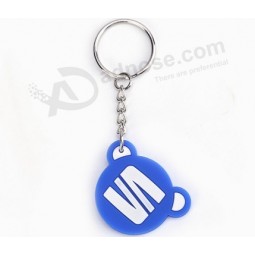 Keyring flexível flexível do keychain 3d da borracha macia