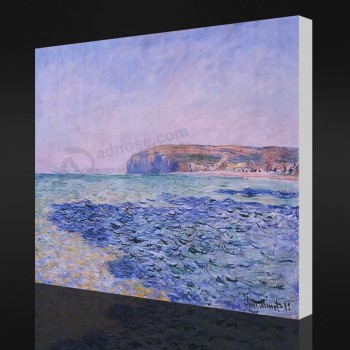 NO-YXP 015 Claude Monet - Shadows on the Sea at Pourville (1882) Impressionist Oil Painting Printed for Home Wall Artwork
