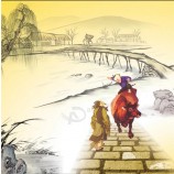 B018古代中国の絵画と家の装飾のための洗濯