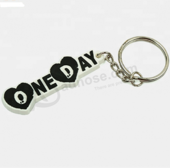 Keychain de café d'injection de caoutchouc de PVC doux pour la promotion