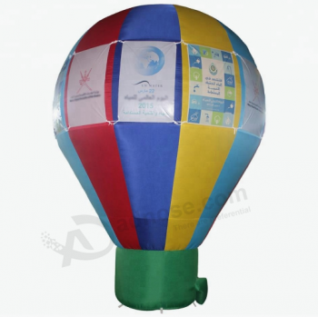 Giant advertising inflatable ground balloon for commercial display