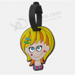 OEM 디자인 소프트 PVC 여행 만화 ​​수하물 태그
