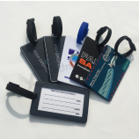 Zacht pvc bagagelabel standaard formaat pvc bagagelabel