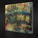 いいえ-Yxp 043クロードモネ-日本橋(1918-1924)印象派の油絵のアートワークプリントされた壁の装飾