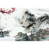 B316風景インクの絵中国のテレビ壁の壁の装飾