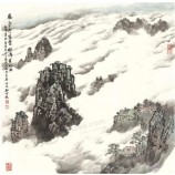 B040中国の風景絵画家の装飾のためのインキ塗装