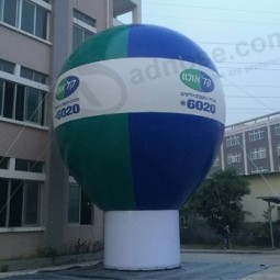 Inflable globos de aire frío inflables globos en la azotea para la comercialización