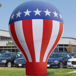 Melhor venda inflável balão terra bandeira americana