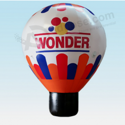 Hot air shaped inflatable ground advertising balloon