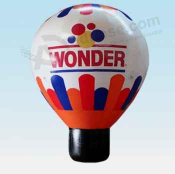 Hot air shaped inflatable ground advertising balloon