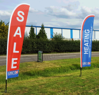 Hot Sale Outdoor Advertising Feather Flag Banner Wholesale with high quality and any size