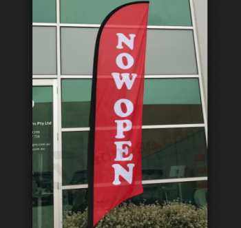 Outdoor Open House Feather Banner Flag for Sale with high quality and any size