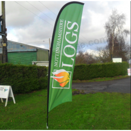 High Quality Advertising Feather Banner Flags For Business with high quality and any size