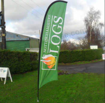 High Quality Advertising Feather Banner Flags For Business with high quality and any size