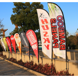 Advertising feather flag beach flying banner flag factory with high quality and any size