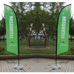 Printed double or single sided feather flag custom with high quality and any size