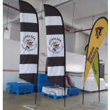 Hot selling advertising beach flag blade feather flag with high quality and any size