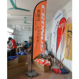 Wholesale advertising exhibition feather flags and banners with high quality and any size