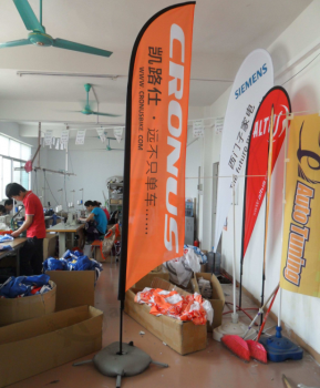 Wholesale advertising exhibition feather flags and banners with high quality and any size