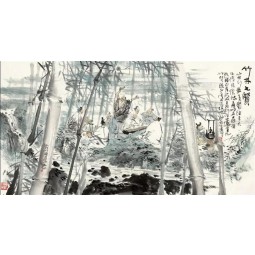 B074 High Definition Hand Painted Traditional Chinese Ink Painting