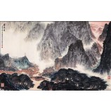 B076古典的な風景画壁の芸術の背景の家の装飾