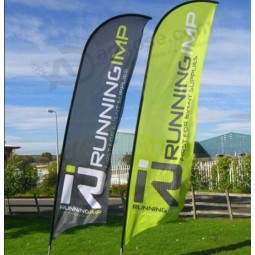 Factory Custom Printed Feather Advertising Flag for Sale with high quality and any size