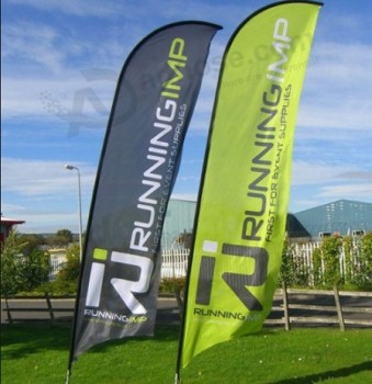 Factory Custom Printed Feather Advertising Flag for Sale with high quality and any size