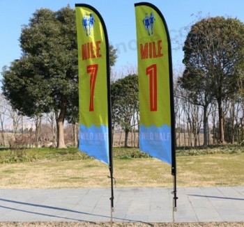 Wholesale blade wind flag banner custom swooper flags with high quality and any size