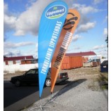 Outdoor op maat gemaakte strandveer vliegende banner