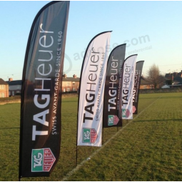 Flying wind banner custom logo swooper flag for event and high quality with high quality and any size