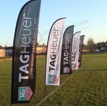 Flying wind banner custom logo swooper flag for event and high quality with high quality and any size