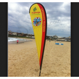 Banderas de la playa de banners de vela de publicidad al aire libre personalizado