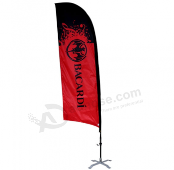 Custom wind display feather flag for trade show with high quality