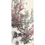 梅の花と洗濯絵のb0100高精細装飾画