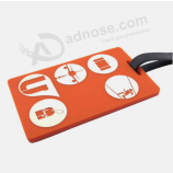 Standaard PVC-bagagelabel voor zacht bagagelabel