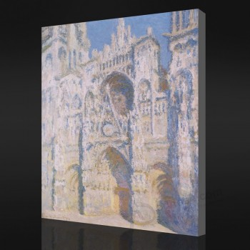 No-Yxp 056 claude monet-Il portale e il tour d'albane alla luce del sole(1893-1894)Murale impressionista della pittura a olio