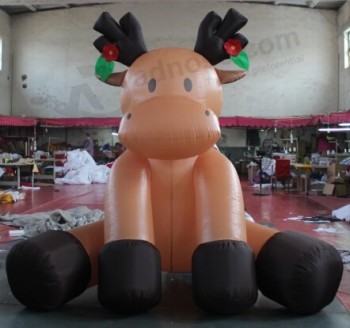 High Quality Inflatable Christmas Cartoon Modle Reindeer with cheap price