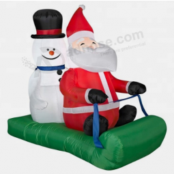Custom Design Christmas Decoration Inflatable Xmas Cartoon with high quality