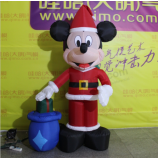 Best selling commercial inflatable advertising cartoon for christmas with high quality