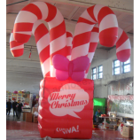 High Quality Decorative Inflatable Christmas Crutches