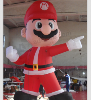 Dekoratives Weihnachtsaufblasbares Super Mario für im Freien