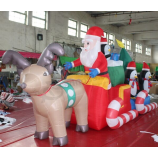 Fabriek op maat kerst decoratie opblaasbare rendieren te koop
