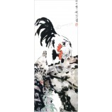 B113コックの背景ポーチの壁の装飾水と墨の絵画beuongによって